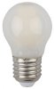 Эра Лампа светодиодная F-LED P45-7W-840-E27 frost (филамент, шар мат., 7Вт, нейтр, E27) Б0027959