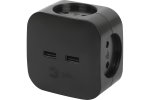 Эра Б0049536 Разветвитель электрический SP-4-USB-B на 4 розетки 220V + 2xUSB 2400mA