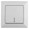 Эра Выключатель с подсветкой, 10А-250В, СУ, Solo, белый Б0043270