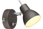 Эра Б0054695 Светильник настенно-потолочный спот Rivoli Renata 6158-701 GR LED 1х 4 Вт 3200К