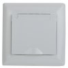 Эра Розетка Intro Solo  с заземлением 2P+E Schuko с крышкой, 16А-250В, IP20, СУ, белый 4-203-01