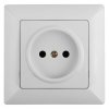 Эра Розетка 2P, 16А-250В, СУ, Solo, белый Б0043305