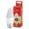Эра Лампочка светодиодная RED LINE ECO LED B35-8W-827-E27 Б0054241