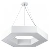 Эра Светильник LED Geometria SPO-124-W-40K-051 Hexagon 51Вт 4000К 800*800*80 белый подвесной драйвер внутри Б0058882