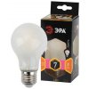 Эра Лампочка светодиодная F-LED A60-7W-827-E27 frost Е27 / E27 7 Вт филамент груша Б0035031