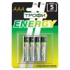 Эра Батарейки Трофи LR03-4BL ENERGY Alkaline Б0017044