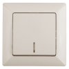 Эра Выключатель с подсветкой, 10А-250В, СУ, Solo, сл.кость Б0043271