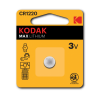Эра Батарейки Kodak CR1220-1BL MAX Lithium Б0029110