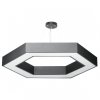 Эра Светильник LED Geometria SPO-123-B-40K-045 Hexagon 45Вт 4000K 2500Лм IP40 600*80 черный подвесной драйвер внутри Б0058879