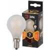 Эра Лампочка светодиодная F-LED P45-7W-827-E14 frost E14 / Е14 7Вт филамент шар Б0027956