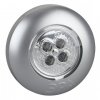 Эра Фонарь SB-503 пушлайт Аврора 4xLED, 3xAAA, серебристый Б0029183