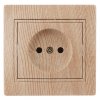 Эра Розетка 2P, 16А-250В, IP20, СУ, Plano, сосна (10/200/2400) Б0030057
