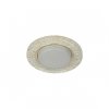 Эра Светильник DK80 WH/GD под лампу Gx53, 220V,13W, белый/золото Б0019576