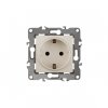 Эра Розетка 2P+E Schuko, 16АХ-250В, Эра12, слоновая кость Б0014676