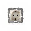 Эра Розетка 2P+E Schuko, 16АХ-250В, Эра12, шампань Б0014678