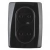 Эра Розетка 2X2P, 16АХ-250В, Эра12, чёрный Б0031243