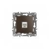 Эра Розетка информационная RJ45, Эра12, бронза Б0019351
