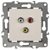 Эра Розетка RCA, Эра12, слоновая кость Б0027472