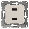 Эра Устройство зарядное USB, 5В-2100мА, Эра12, слоновая кость Б0027492