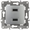 Эра Устройство зарядное USB, 5В-2100мА, Эра12, алюминий Б0027493