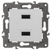 Эра Устройство зарядное USB, 5В-2100мА, Эра Elegance, белый Б0034358
