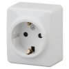 Эра Розетка 2P+E Schuko, 16АХ-250В, ОУ, Эра Эксперт, белый Б0020685