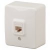 Эра Розетка информационная RJ45, ОУ, Эра Эксперт, сл.кость Б0020731