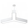 Эра Светильник LED Geometria SPO-142-W-40K-044 Igrek 44Вт 4000K 3000Лм IP40 800*80 белый подвесной драйвер внутри Б0058886