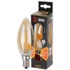 Эра Лампочка светодиодная F-LED B35-7W-827-E14 gold Е14 / E14 7Вт филамент свеча Б0027964