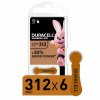 Эра Duracell ZA312-6BL (60/600/54000) Элемент питания для слуховых аппаратов (воздушно-цинковый) Б0039181