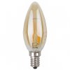 Эра Лампа светодиодная F-LED B35-5W-827-E14 gold (филамент, свеча золот., 5Вт, тепл, E14) Б0027939