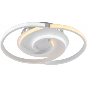 Фотография товара 'Эра Светильник потолочный светодиодный Rivoli Janet 6128-101 68 Вт 3955К - 4275К светодиодный с пультом модерн Б0061841'