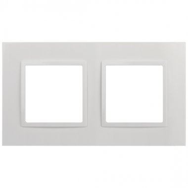 Фотография товара 'Эра Рамка для розеток и выключателей Elegance 14-5012-01 Classic, на 2 поста, белый Б0060576'