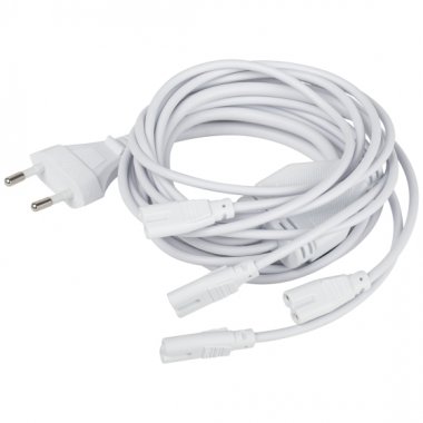 Фотография товара 'Эра Разветвитель сетевой для фитолампы FITO 5х IEC C7 (2 pin) 2 м для подключения 5 светильников Б0060525'