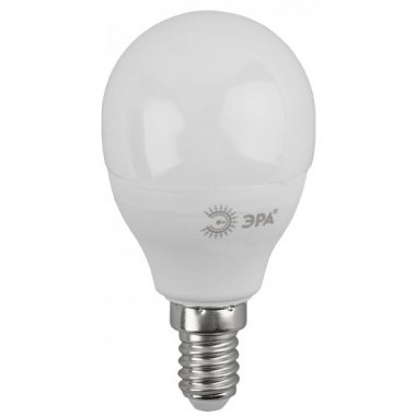 Фотография товара 'Эра Лампа светодиодная LED P45-11W-860-E14 (диод, шар, 11Вт, хол, E14) Б0032990'