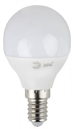 Фотография товара 'Эра Лампа светодиодная LED P45-7W-860-E14 (диод, шар, 7Вт, хол, E14) Б0031401'