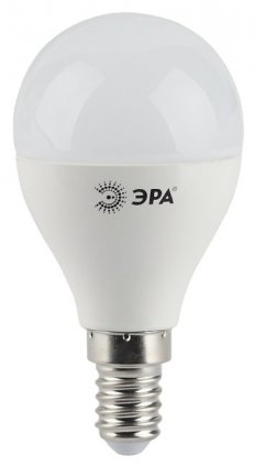 Фотография товара 'Эра Лампа светодиодная LED P45-9W-840-E14 (диод, шар, 9Вт, нейтр, E14) Б0029042'