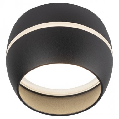 Фотография товара 'Эра Светильник настенно-потолочный спот OL29 BK GX53, черный Б0055583'