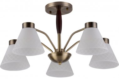 Фотография товара 'Эра Б0050310 Люстра Rivoli Meta 2058-305 5 х Е27 40 Вт'