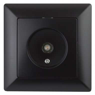 Фотография товара 'Эра Розетка Intro Solo 4-301-05 TV одиночная, СУ, антрацит Б0043372'