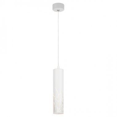 Фотография товара 'Эра Светильник подвесной (подвес) PL25 WH MR16 GU10 потолочный цилиндр белый Б0061375'