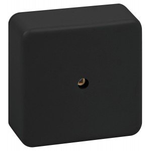 Фотография товара 'Эра Распаячная коробка BS-B-75-75-28 75х75х28мм без клеммы черная IP40 Б0061809'