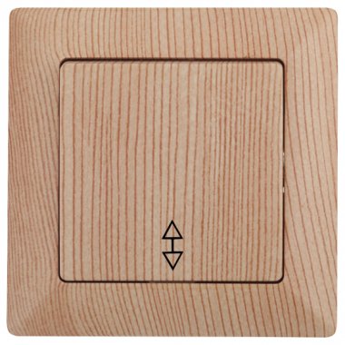 Фотография товара 'Эра Переключатель, 10А-250В, СУ, Solo, сосна Б0043283'