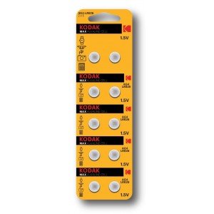 Фотография товара 'Эра Батарейки Kodak AG4 (377) LR626, LR66 [KAG4-10] MAX Button Cell Б0044709'