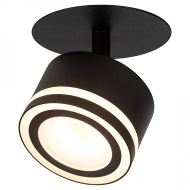 Фотография товара 'Эра Встраиваемый светильник под лампу GX53 DK114 BK черный Б0059790'