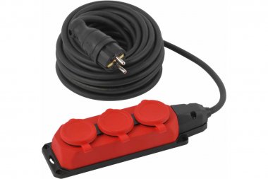 Фотография товара 'Эра Б0057580 Удлинитель силовой UK-3e-3x1,5-10m-IP44(KG) с заземлением'