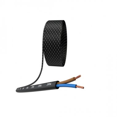 Фотография товара 'Эра Провод ШВВП 2х0,75 мм2 50м чёрный Б0058853'