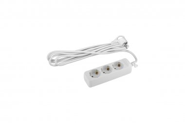 Фотография товара 'Эра Б0044031 Удлинитель электрический U-3e-1,5m-3x1,5 с заземлением 3 розетки'