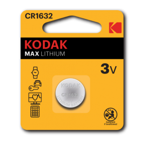 Фотография товара 'Эра Батарейки Kodak CR1632-1BL MAX Lithium Б0029113'