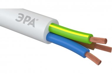 Фотография товара 'Эра Б0058827 Провод ПВС 3х1,5 мм2 20м'